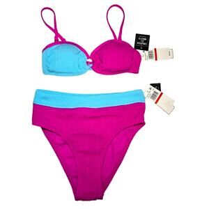 Salt+Cove Juniors High Waisted Swimsuit XS